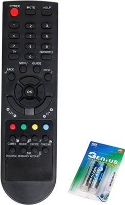

LRMCOMPONENTS Den set top box remote Remote Controller(Black)