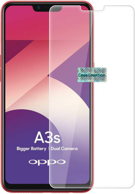 CASE CREATION Edge To Edge Tempered Glass for OPPO A5, Oppo A3s, Realme 2, Realme C1(Pack of 1)