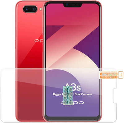 CASE CREATION Tempered Glass Guard for Oppo A3s(Pack of 1)