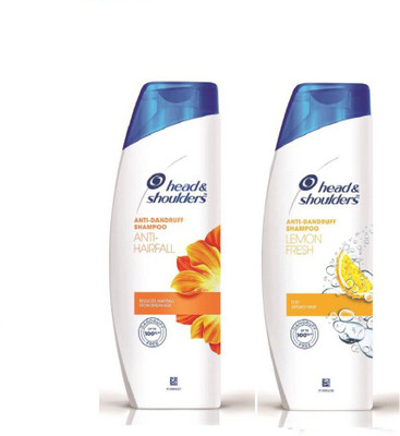 

head & shoulders Lemon Fresh and Anti hairfall Shampoo 180ml X 2(360 ml)