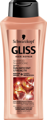 

Schwarzkopf Gliss Hair Repair Shampoo Magnificent Strength(400 ml)