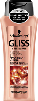 

Schwarzkopf Gliss Hair Repair Shampoo Magnificent Strength(250 ml)