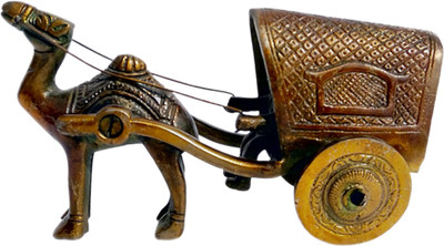 FABZONE Brass Antique Finish Camel Cart Home Decor Handicraft Decorative Statue Figurine Table Décor Fengshui Animal Gift Item Decorative Showpiece - 8 cm(Brass) Flipkart