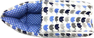 

Bacati Elephant Blue Grey Reversible Baby Sleeping Bag(Multicolor