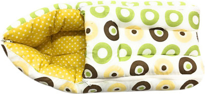 

Bacati Mod Dots Yellow Green Choco Reversible Baby Sleeping Bag(Multicolor