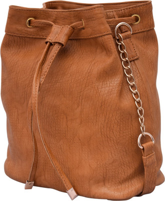 

Lychee Bags Women Casual Brown PU Sling Bag