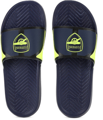 

Puma Popcat AFC Slides, Peacoat-safety yellow