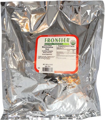

Frontier Natural Products, Organic Cut & Sifted Marshmallow Root, 16 oz (453 g) Unflavoured Herbal Tea(453 g, Vacuum Pack)