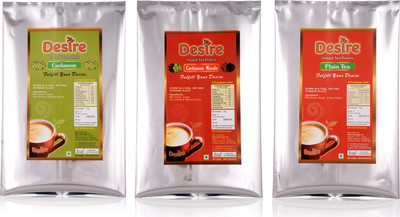 

Desire Plain,Cardamom and cardamom masala flavoured tea instant premix powder 3 kg Pack of 3 Cardamom Tea(3 kg, Tetrapack)