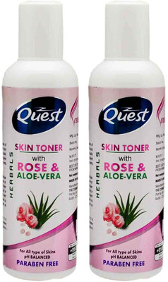 

Quest Skin Toner with Rose and Aloe Vera(100)