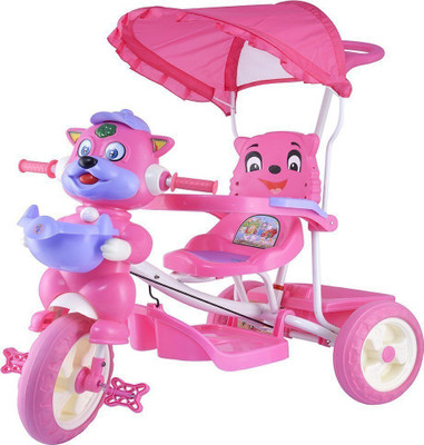 

Love Baby Products Baby Tricycle for Kids with Front and Back Basket Parent Handle with Canopy Musical Kids | Tricycle for Kids | Tricycle for Baby Boy & Girl | Baby Tricycle | Toys for 2 3 4 5 Years Toddler Tricycle Toys for Gifting Cycle with Musical Be