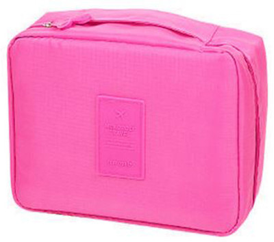 

Jholmaal Cosmetic Pouch(Pink), Dark pink