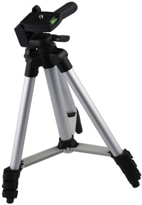 

CALLIE Tripod 10 Have Tripod Ball Head for DSLR Camera, Digital Camera, Action Camera Smartphone Tripod(Silver, Black, Supports Up to 500 g)