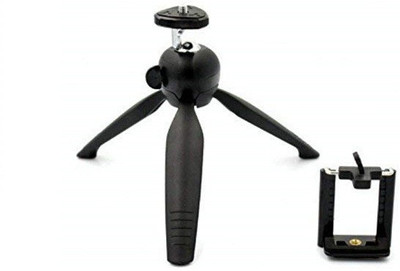 

Shrine Tech YT-228 Mini Tripod for Digital Camera & All Mobile Phones (Black) Tripod(Black, Supports Up to 1.5)