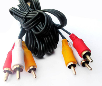 

Blue Apple TV-out Cable AUX Cable AX1530(Black, For Home Theater, 1.5 m)
