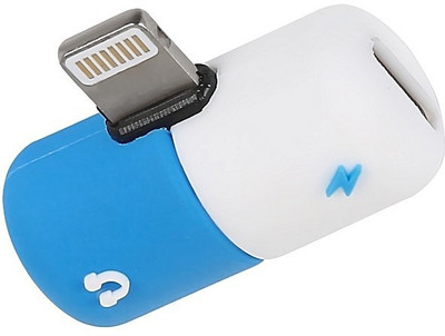 

BB4 2 in 1 Lightning Adapter Dual Lightning Headphone Audio MUSIC & Charge SPLITTER USB Adapter(Multicolor)