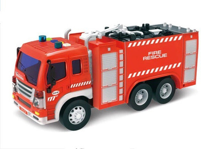 

ICE TREE 1:16 Fire Rescue Truck with Light and Sound (Friction Toy)(Red)