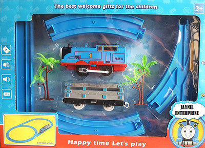 

JAYNIL ENTERPRISE Tomas & Friends Battery Operated Thomas Train Track Toy Set With Sound And Flashing Headlights (Multicolor)(Multicolor)