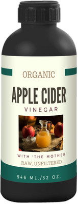 

SHARRETS Organic Apple cider Vinegar [Raw, Unfiltered, with the 'Mother'] 32 Oz./946ml. Vinegar(946 ml)