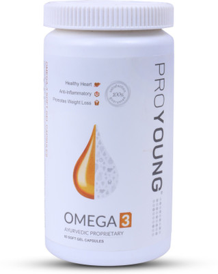

Proyoung Omega-3 100% Flax Seed Oil 1000Mg - 60 Softgels(1000 mg)