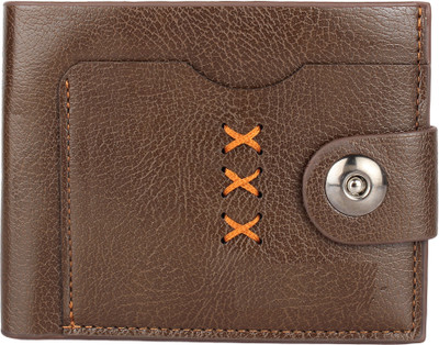 

WALLETIN Men Black Artificial Leather Wallet(6 Card Slots), Brown
