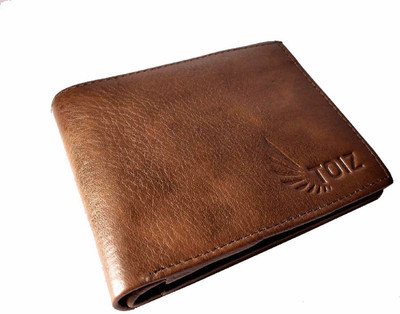

toiz Men Brown Genuine Leather Wallet(6 Card Slots)
