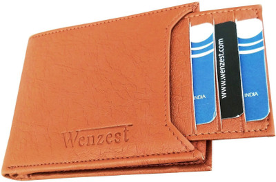

WENZEST Boys Tan Artificial Leather Wallet(6 Card Slots)