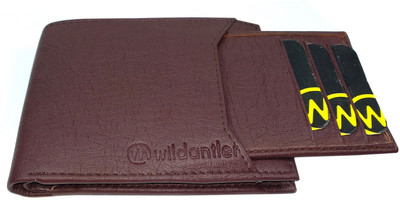

Wildantler Men Brown Artificial Leather Wallet(8 Card Slots)