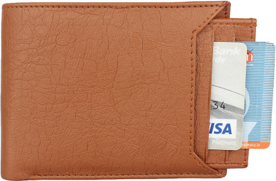 

WALLETIN Men Tan Artificial Leather Wallet(5 Card Slots)