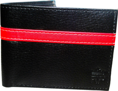 

reza pellis Boys Multicolor Artificial Leather Wallet(5 Card Slots), Black