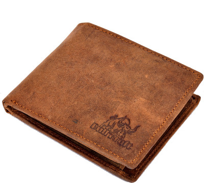 

Bull Kraft Men Brown Genuine Leather Wallet(6 Card Slots), Brown-05