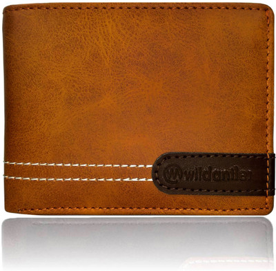

Wildantler Boys Tan, Brown Artificial Leather Wallet(6 Card Slots)