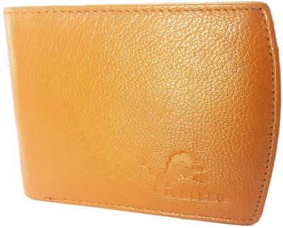 

jubleeo Men Tan Genuine Leather Wallet(3 Card Slots)