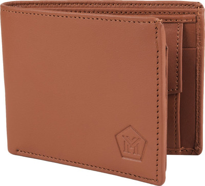 

MMShopy Girls Tan Genuine Leather Wallet(5 Card Slots)