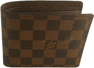 

Lv Men Tan Genuine Leather Wallet(6 Card Slots)