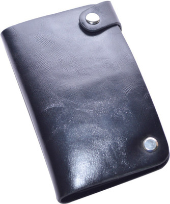 

Knott Men Black Artificial Leather Card Holder(30 Card Slots)