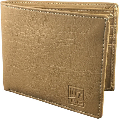 

Wenzest Men Casual Beige Genuine Leather Wallet(10 Card Slots)