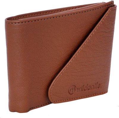 

Wildantler Men Tan Artificial Leather Wallet(6 Card Slots)