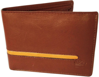 

REZA PELLIS Men Brown Genuine Leather Wallet(9 Card Slots)