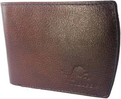 

jubleeo Men Brown Genuine Leather Wallet(3 Card Slots)