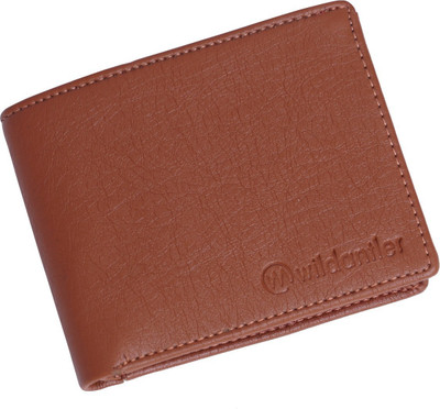 

Wildantler Men Tan Artificial Leather Wallet(10 Card Slots)
