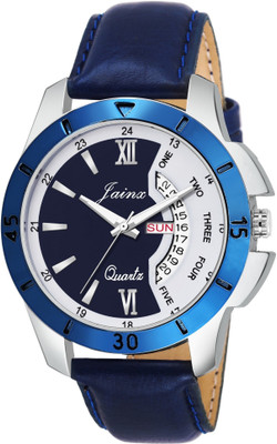 

JAINX JM316 Blue Day And Date Analog Watch - For Men