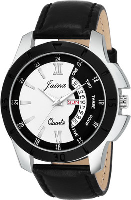 

JAINX JM317 Black Day And Date Analog Watch - For Men