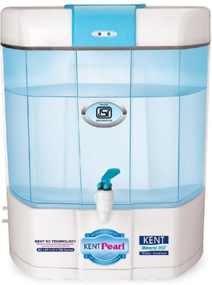 

KENT RO kent pearl 8 L RO + UV + UF + TDS Water Purifier(white and blue)