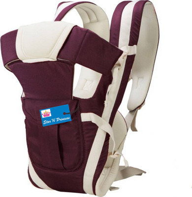 

Star 'N' Princess Super Luxury Solid Positions Baby Carrier 3D Backpack Infant Newborn Pouch Bag Wrap Soft Structured Sling Front Back D52 Baby Carrier(Multicolor52, Front Carry facing in)