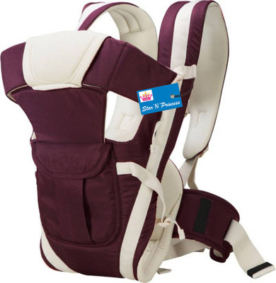 

Star 'N' Princess Super Luxury Solid Positions Baby Carrier 3D Backpack Infant Newborn Pouch Bag Wrap Soft Structured Sling Front Back D20 Baby Carrier(Multicolor20, Front Carry facing in)