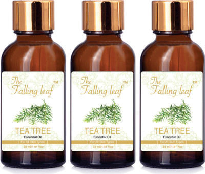 

THE FALLING LEAF Tea Tree Essential Oil (Pack of 3-10ml)(30 ml)