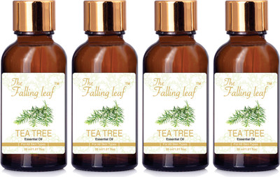 

the falling leaf Tea Tree Essential Oil (Pack of 4-10ml)(30 ml)