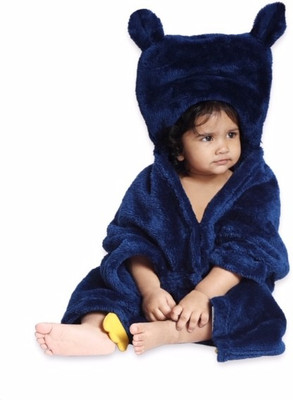 

Miss & Chief Hooded Blanket- Ears N Blue(Polyester, Dark Blue