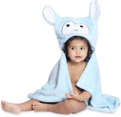 

Miss & Chief Hooded Blanket- Lamb Blue(Polyester, Blue